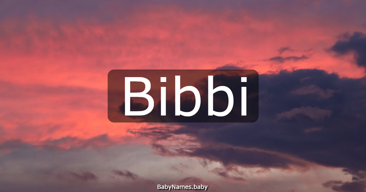 Bibbi