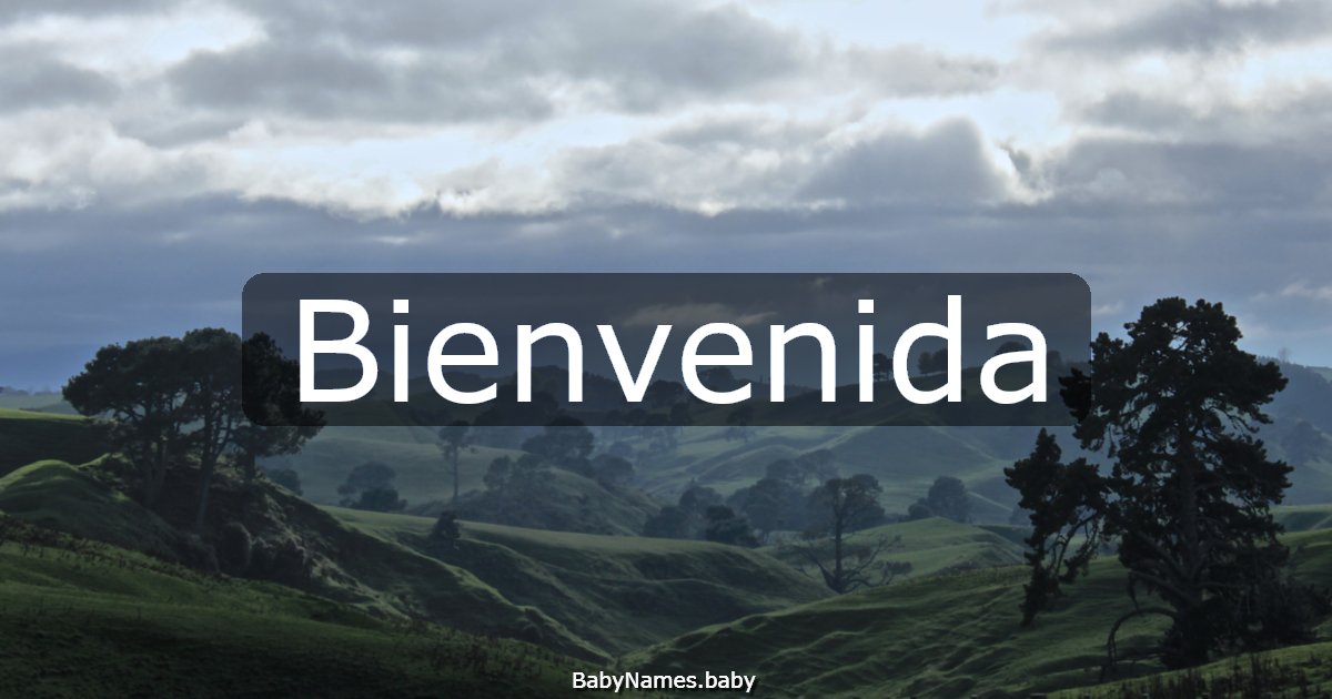 Bienvenida