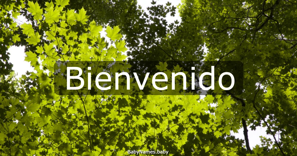 Bienvenido
