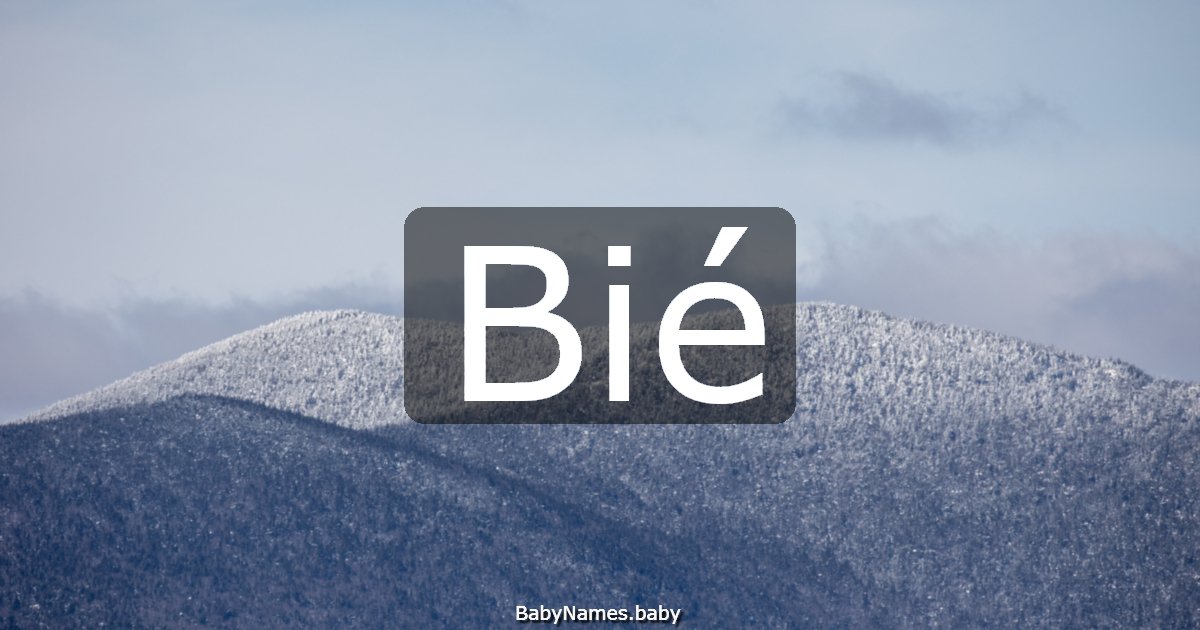 Bié