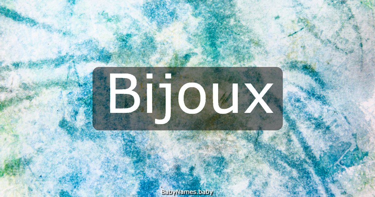 Bijoux