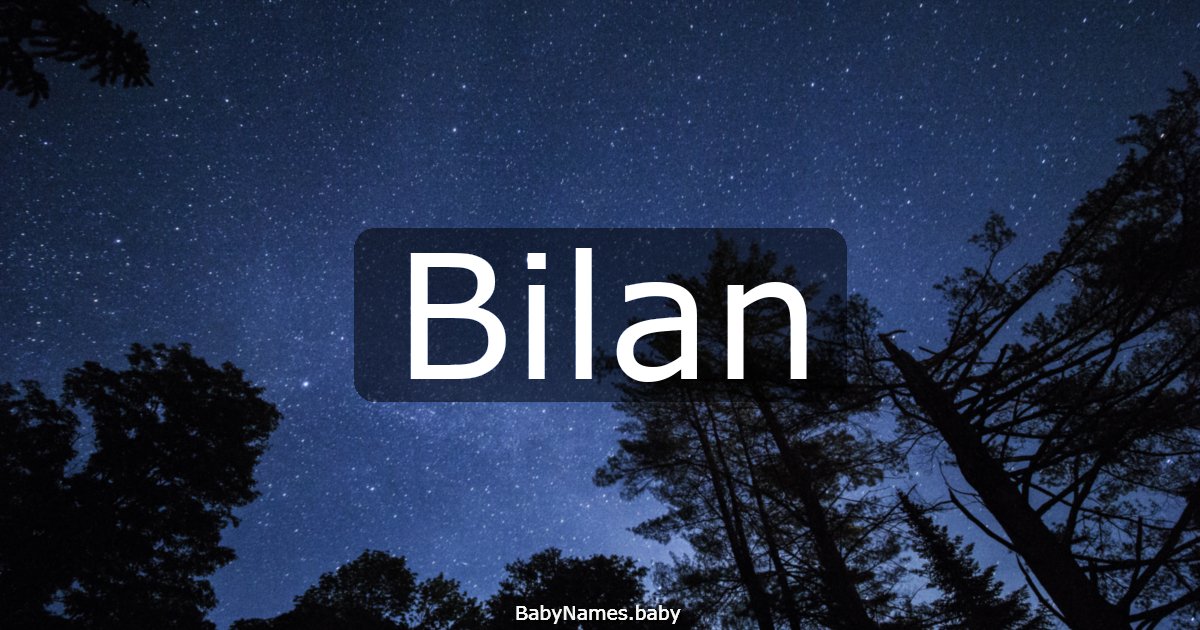 Bilan