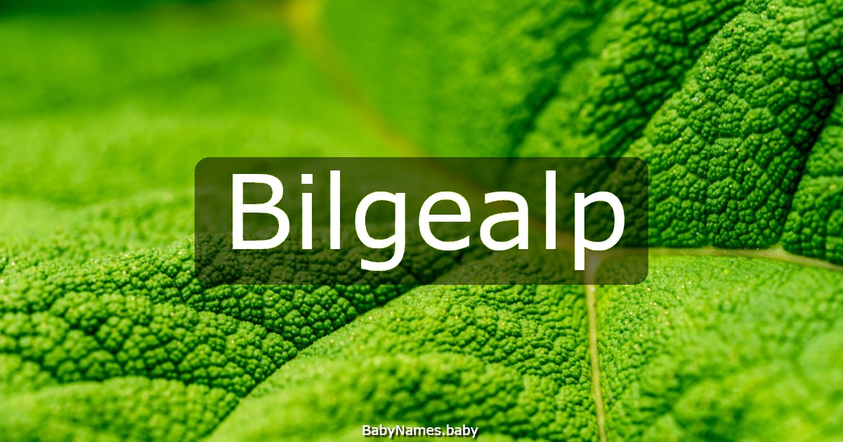 Bilgealp