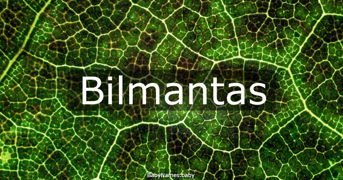 Bilmantas