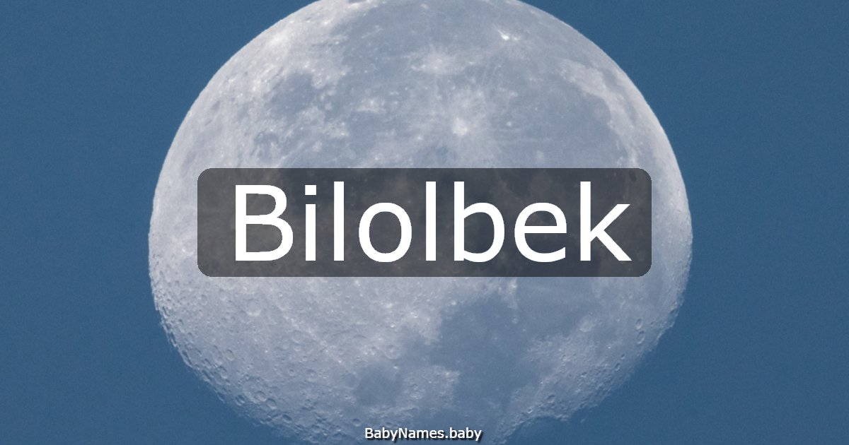 Bilolbek