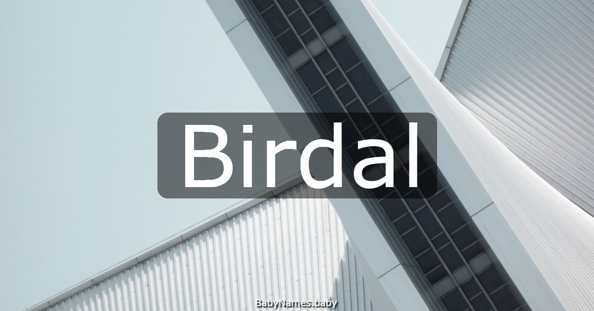 Birdal