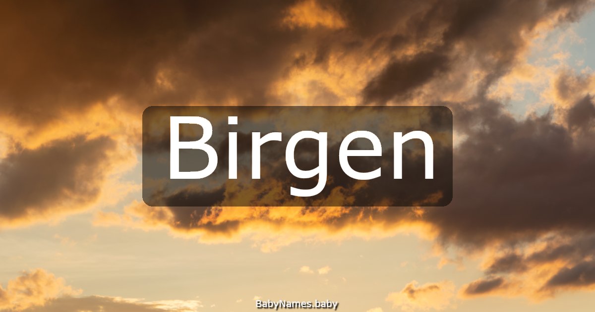 Birgen