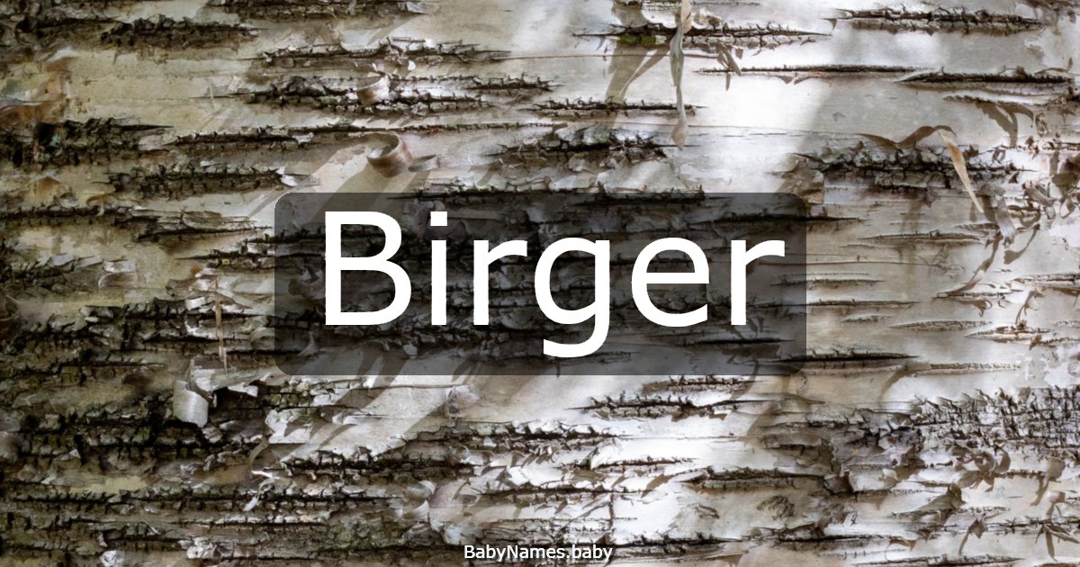 Birger