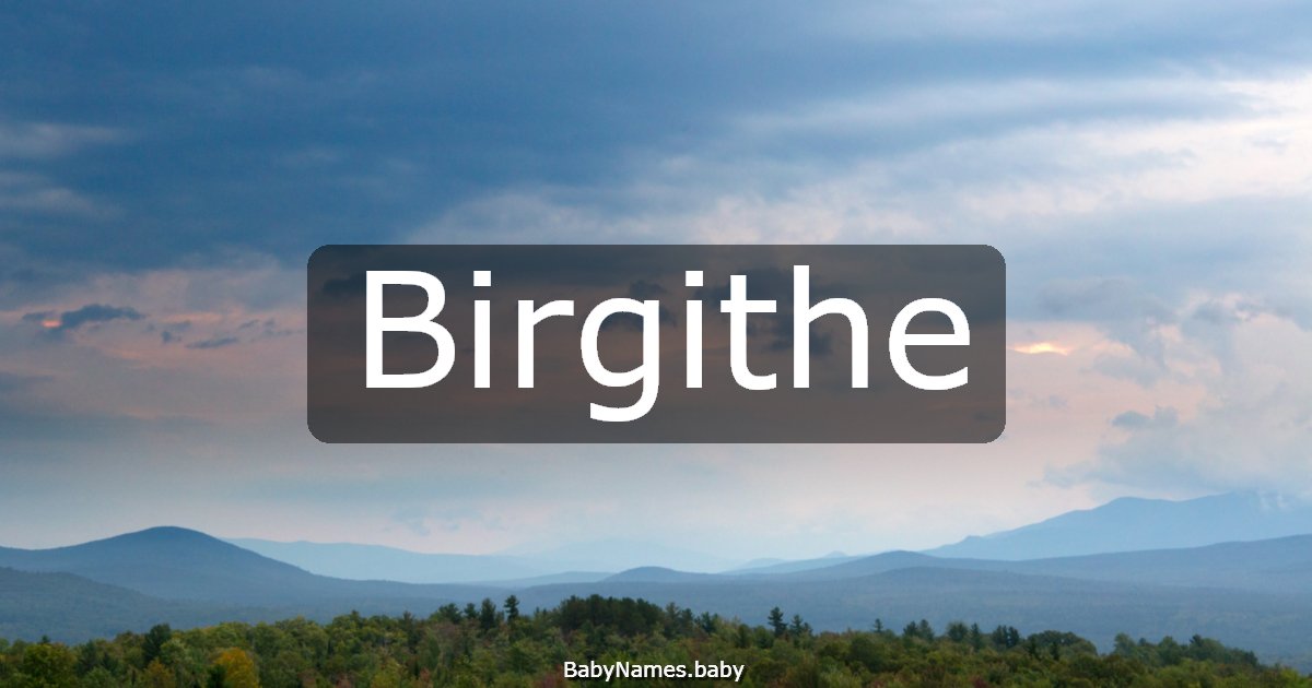 Birgithe