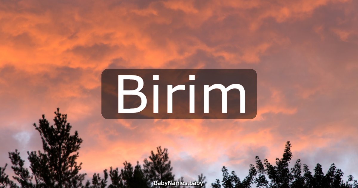 Birim