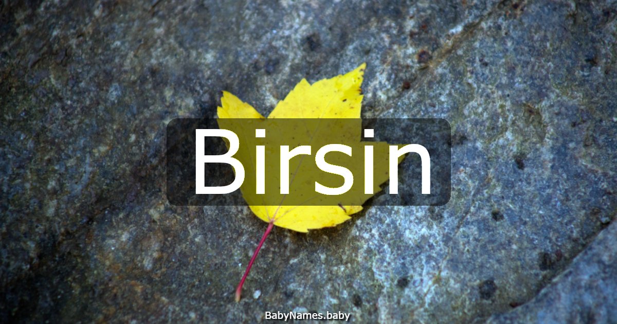 Birsin
