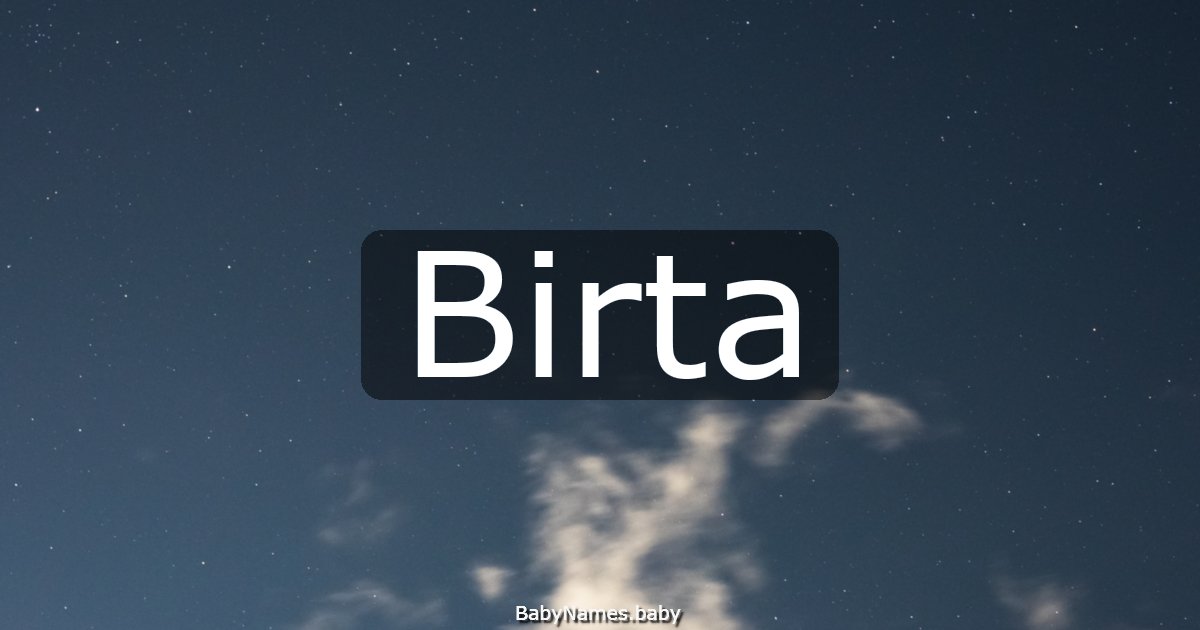 Birta