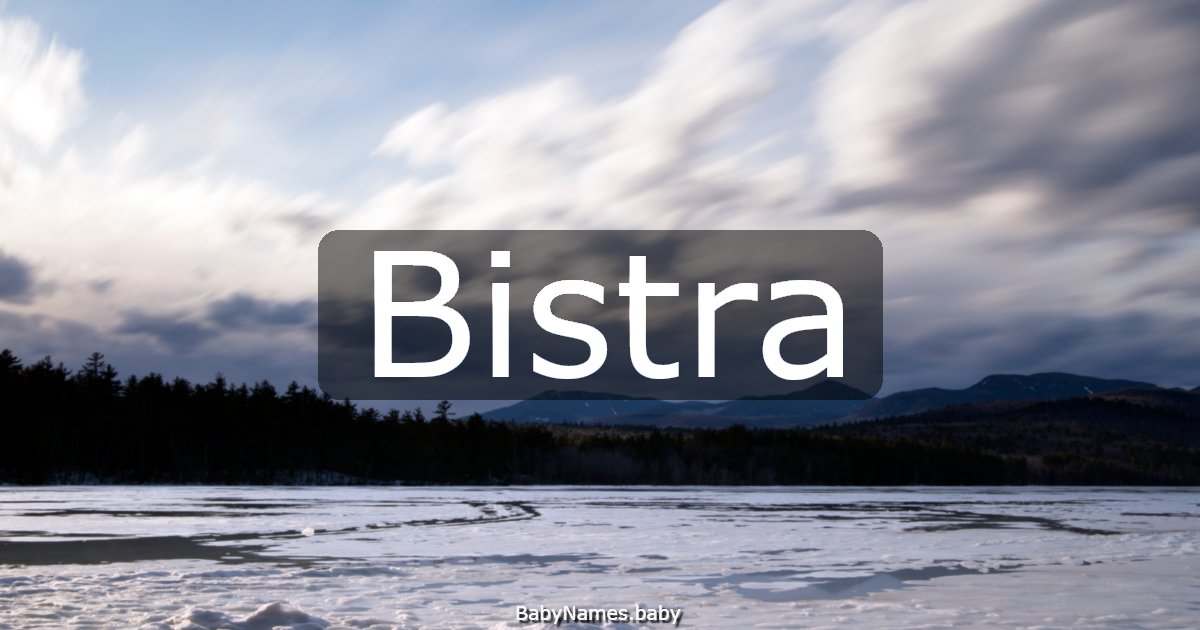 Bistra