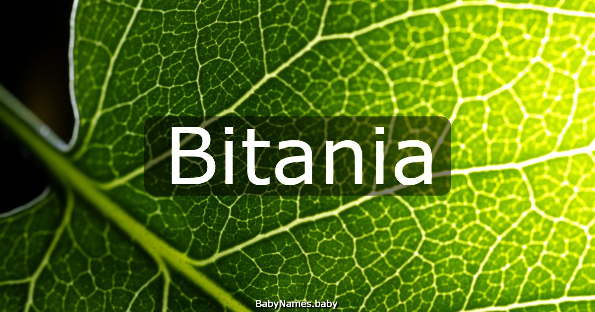 Bitania