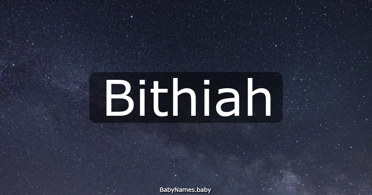 Bithiah