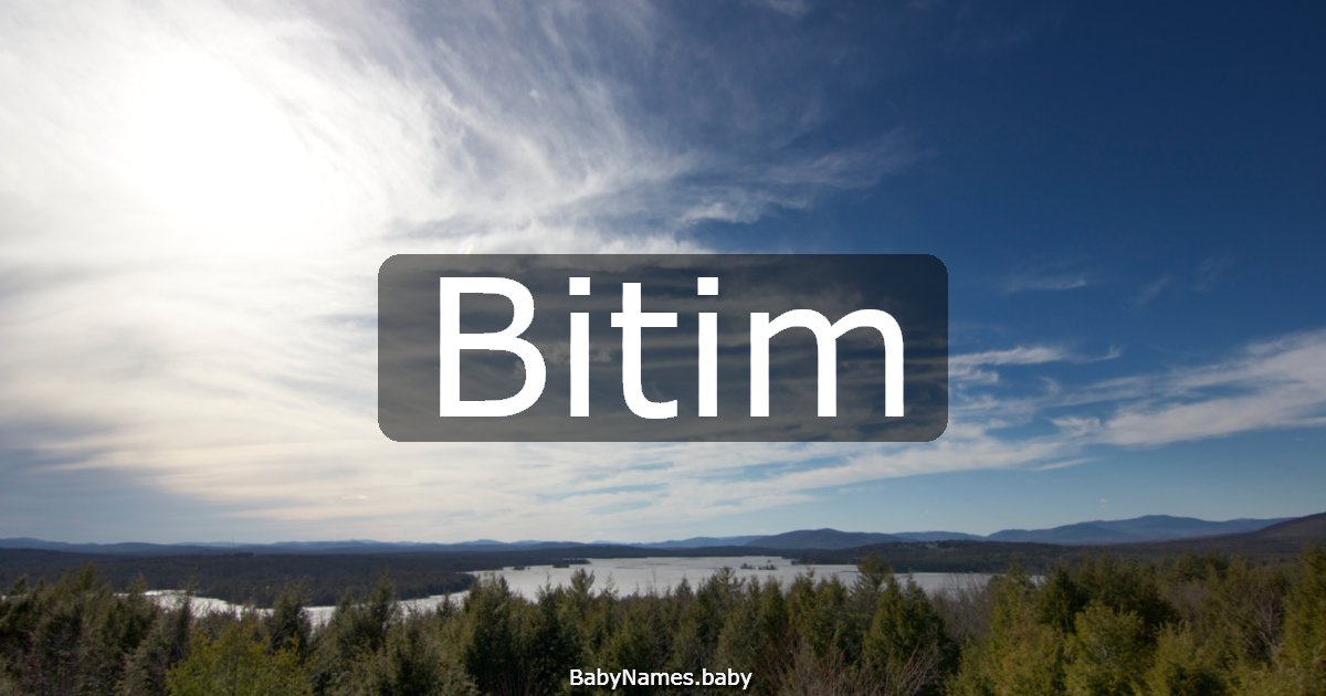 Bitim