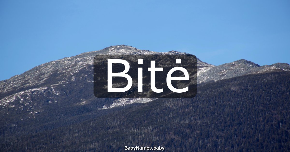 Bitė