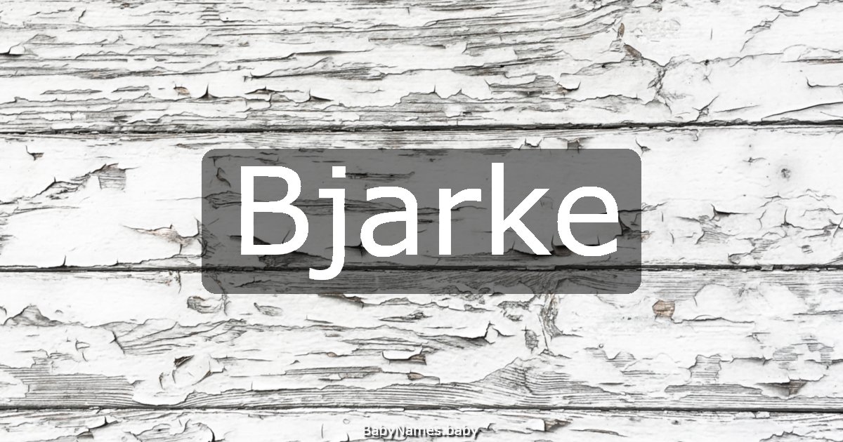 Bjarke