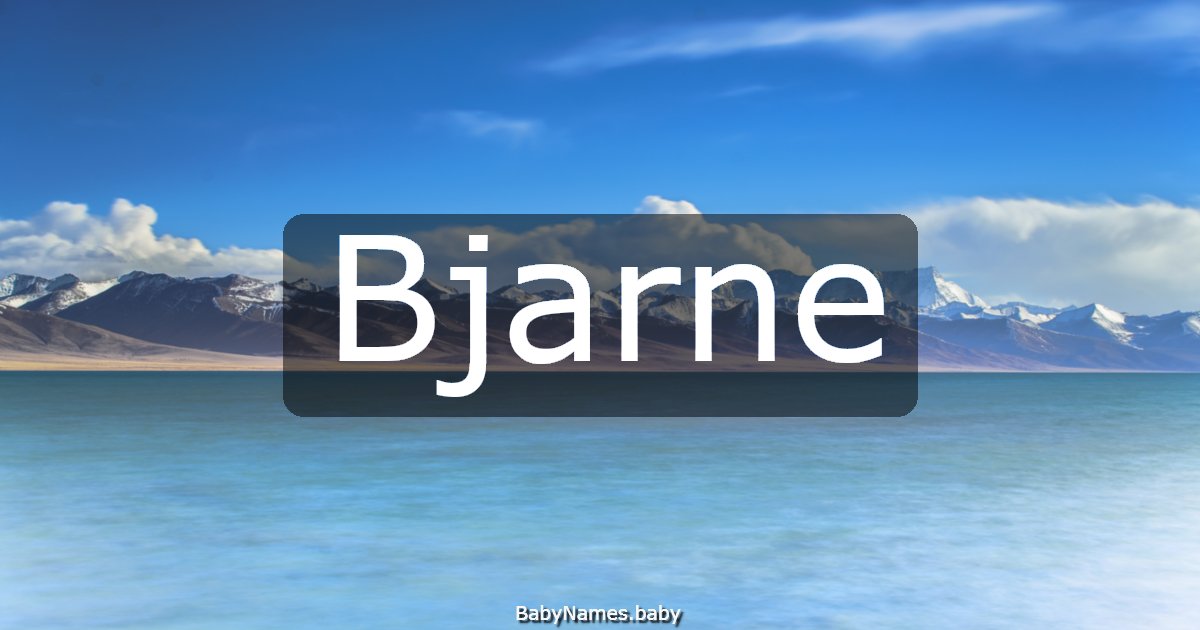 Bjarne
