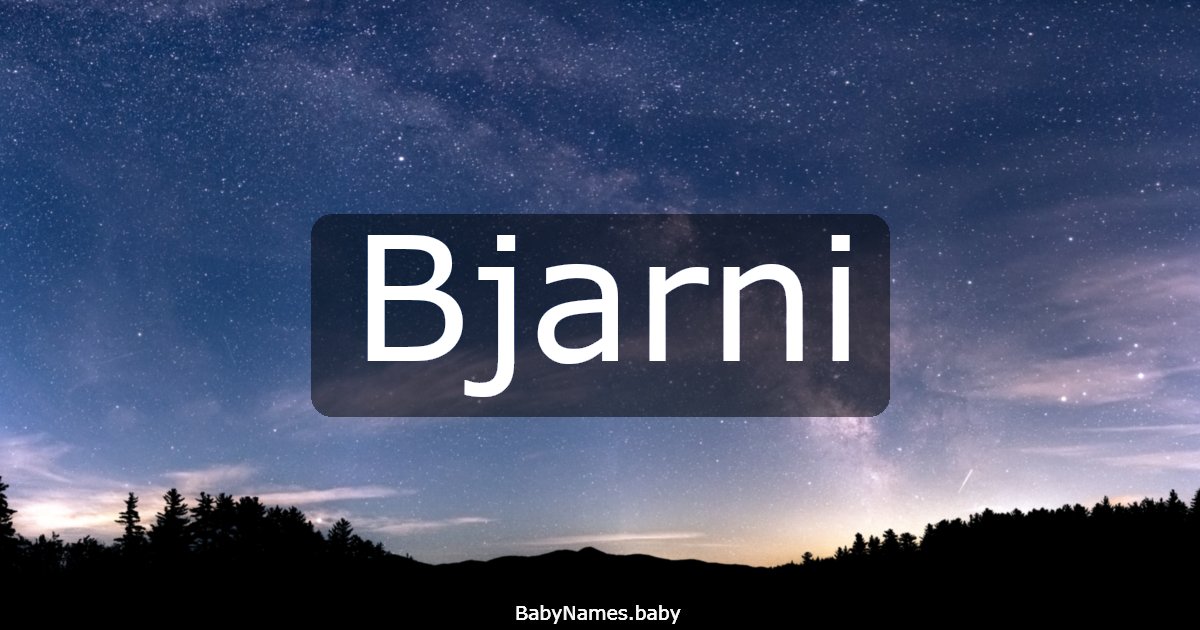 Bjarni