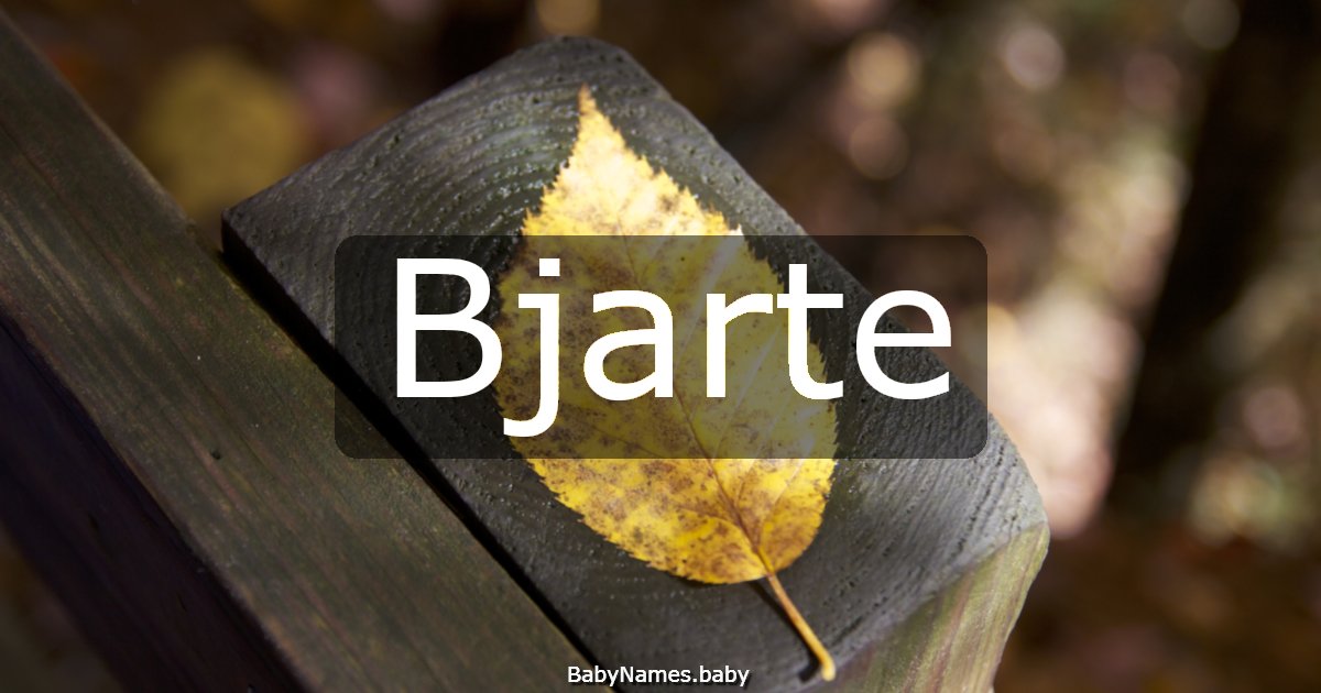Bjarte