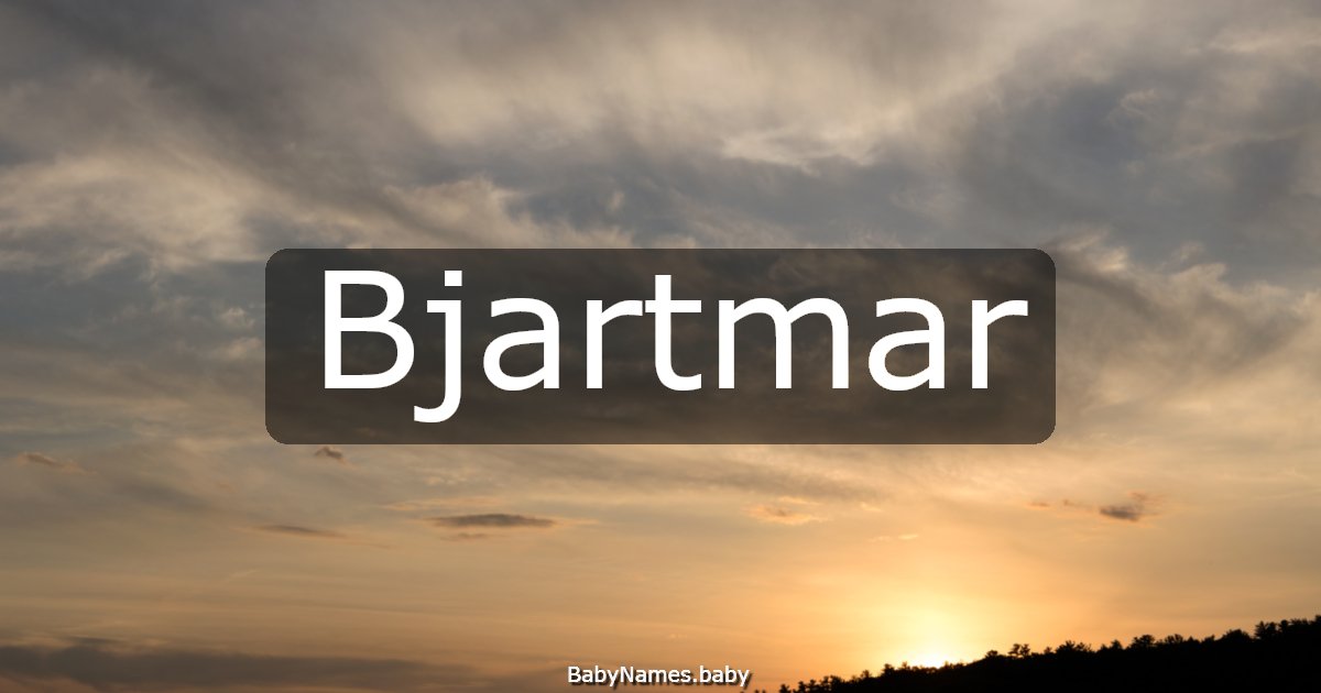 Bjartmar