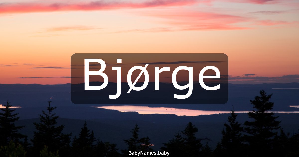 Bjørge