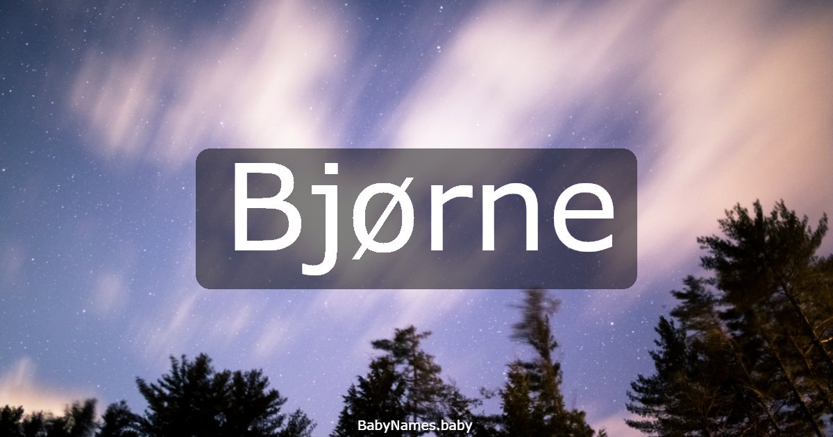 Bjørne