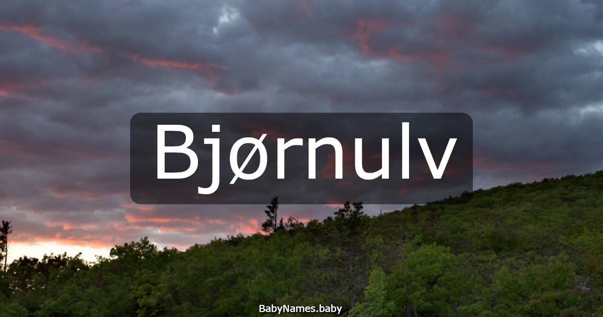 Bjørnulv