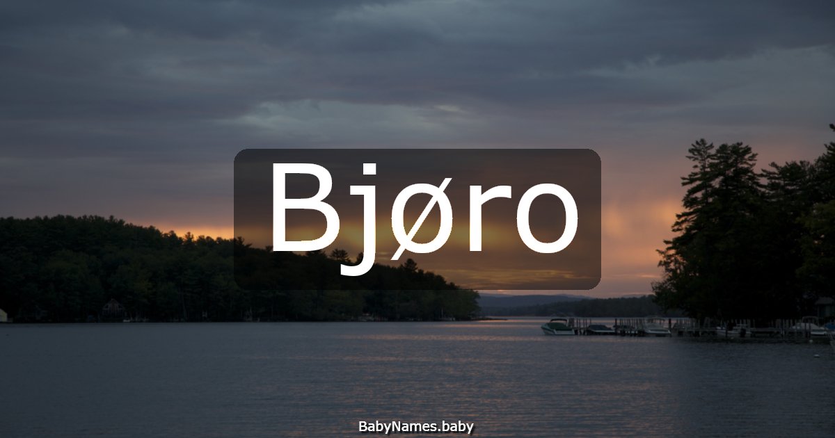 Bjøro