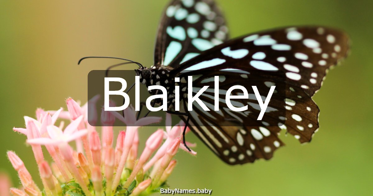 Blaikley