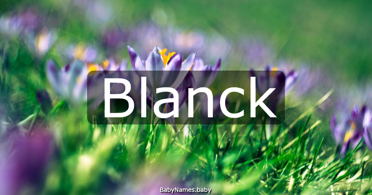Blanck