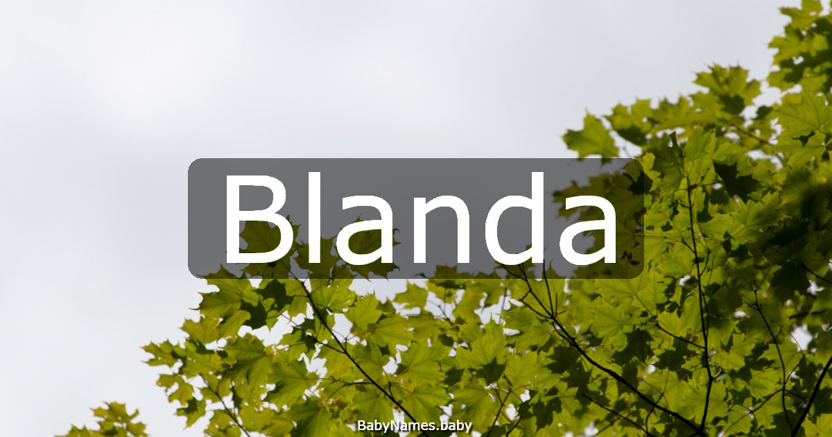 Blanda