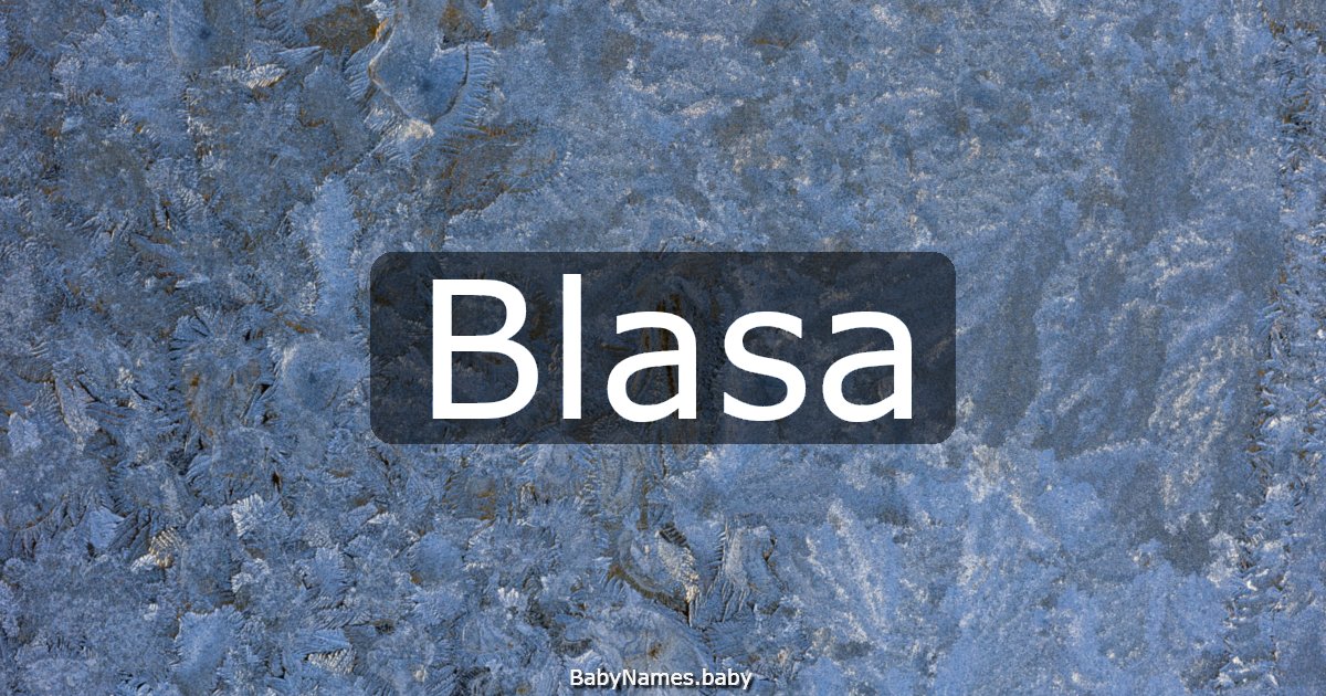 Blasa