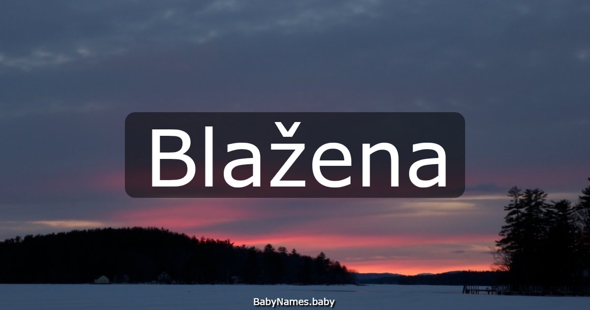 Blažena