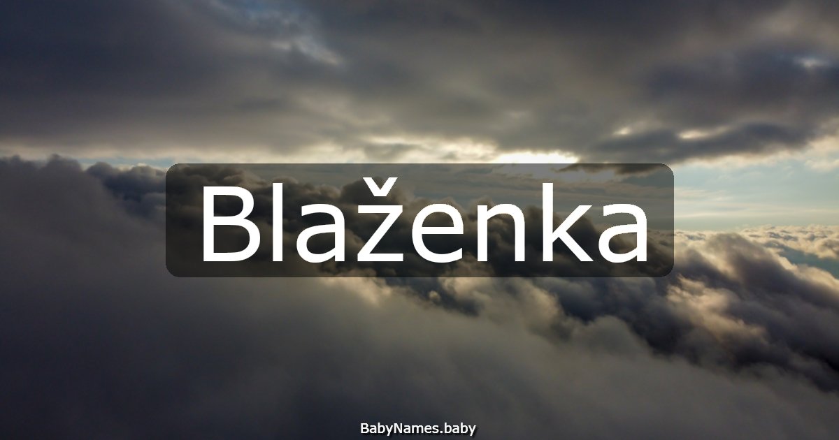 Blaženka