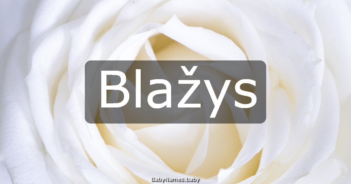 Blažys