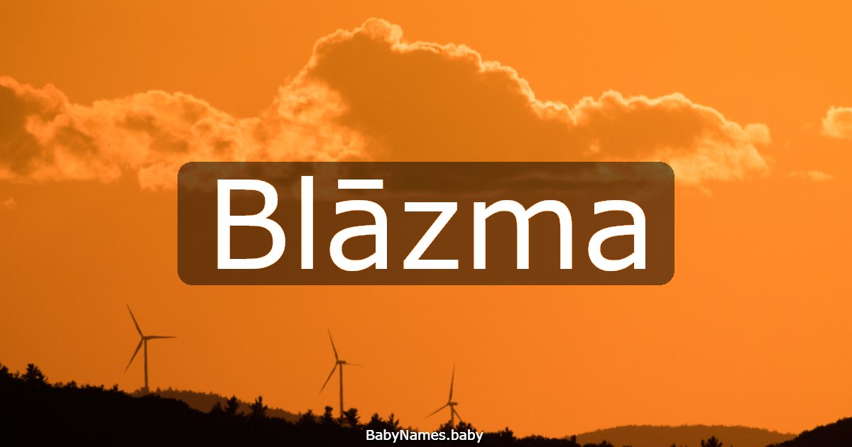Blāzma