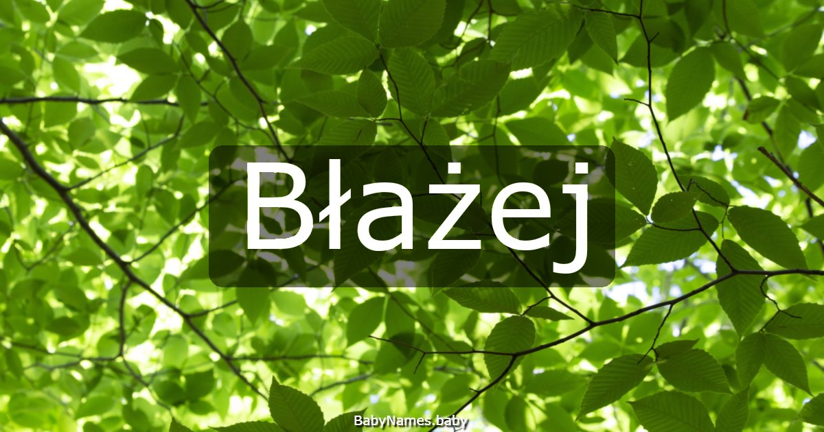 Błażej