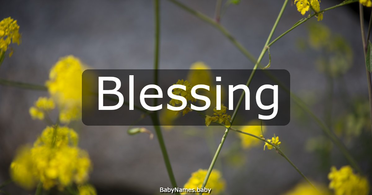 Blessing