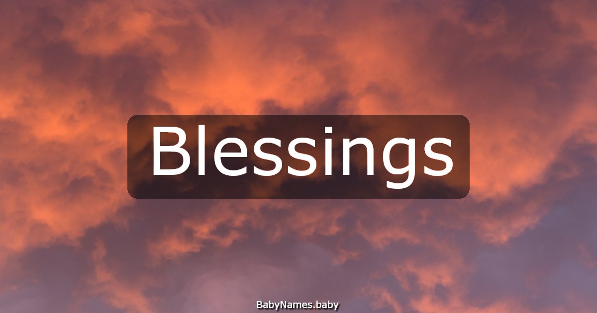 Blessings