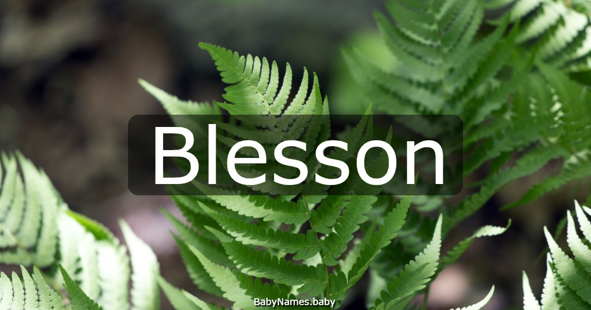 Blesson