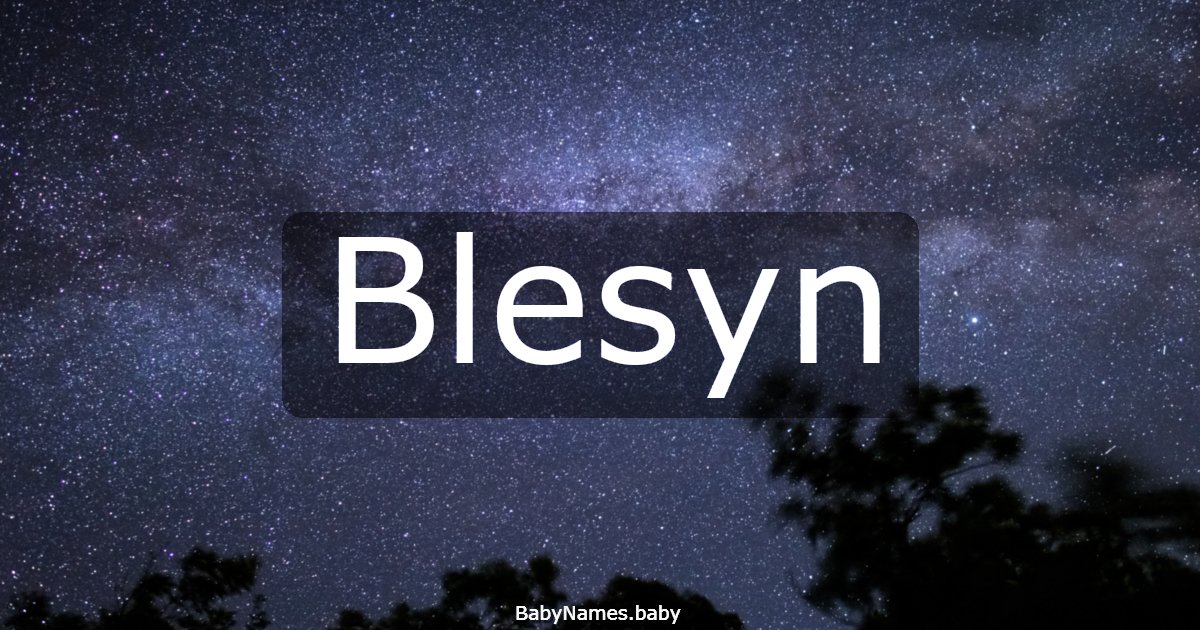 Blesyn