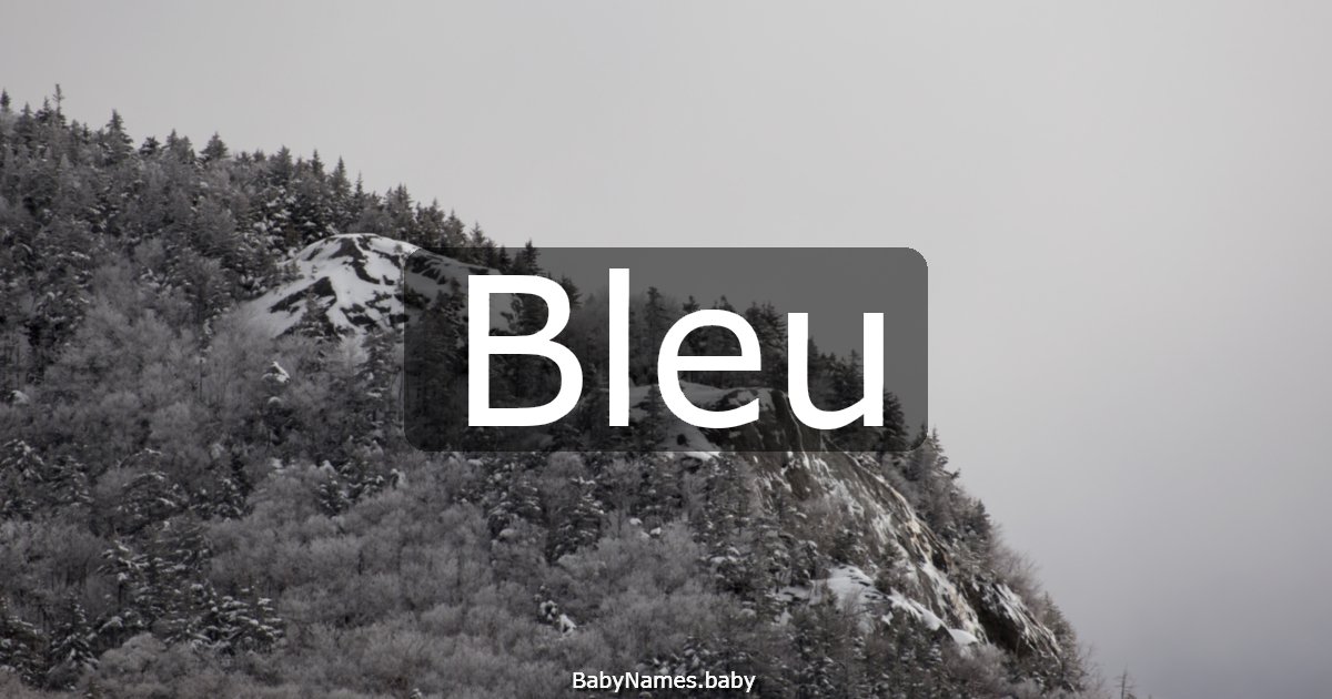 Bleu