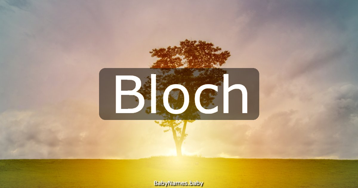 Bloch
