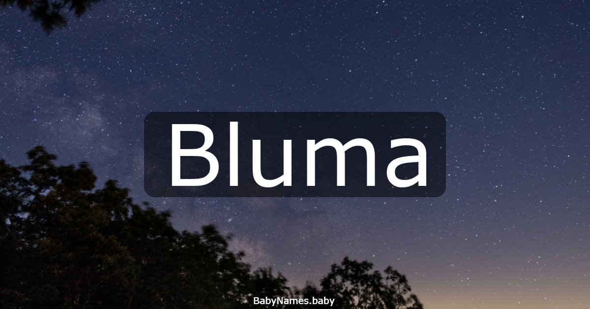 Bluma