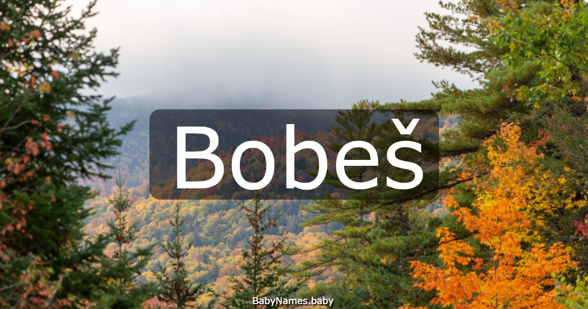 Bobeš