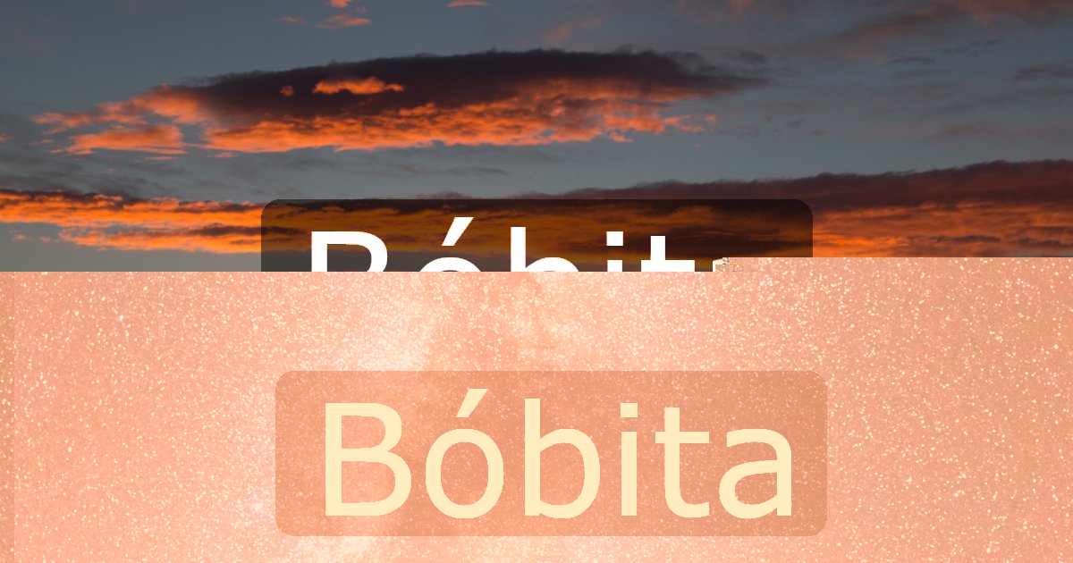 Bóbita