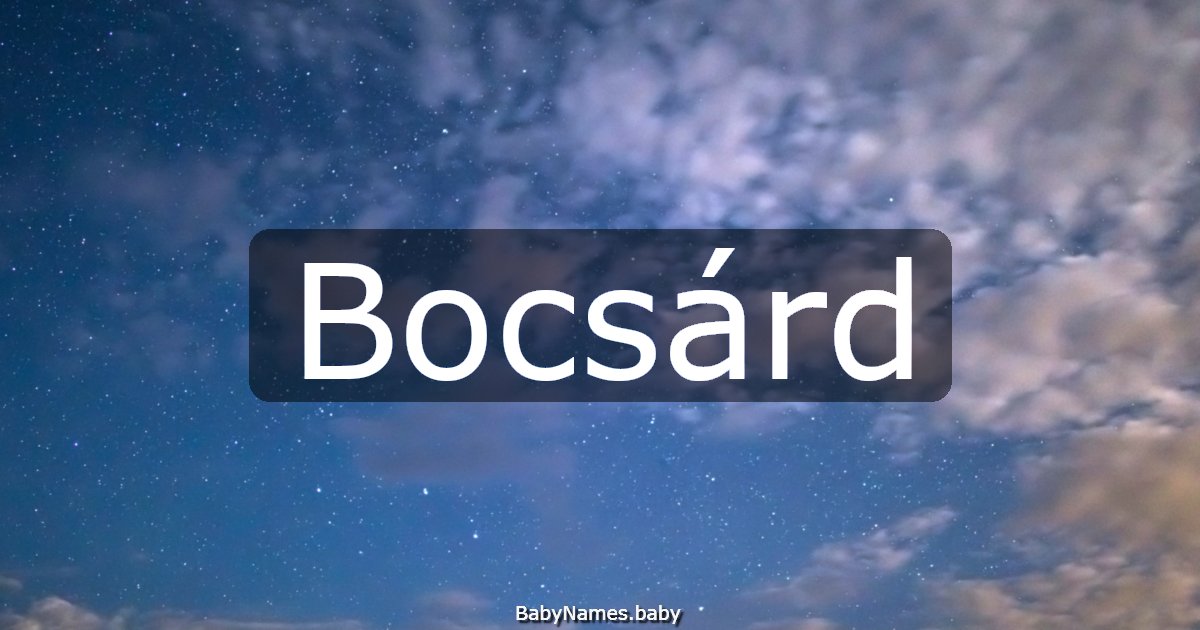 Bocsárd