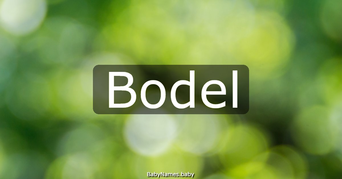 Bodel